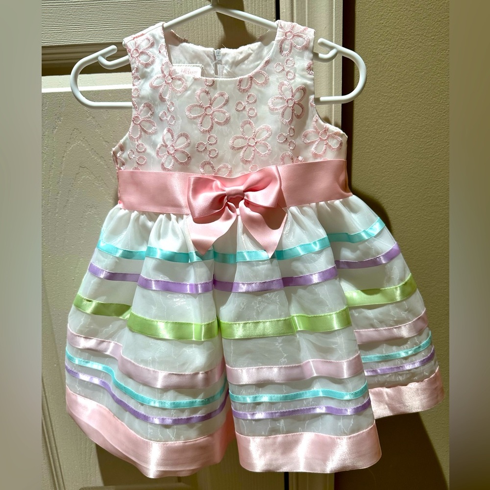 Bonnie Baby Spring dress 12M, Easter dress